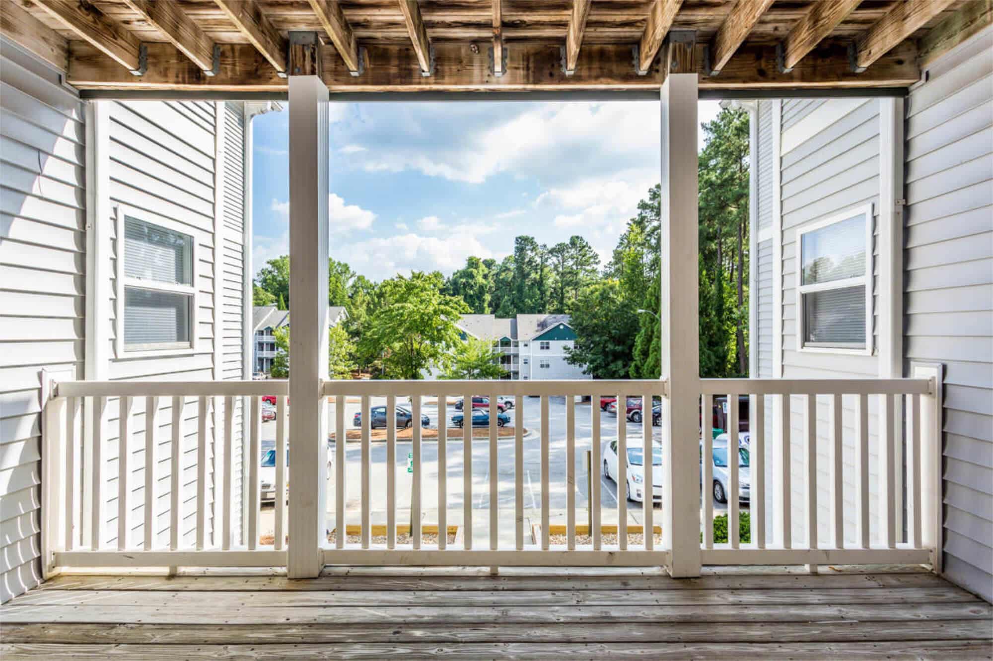 raleigh off campus apartments near nc state university breezeway view of parking lot